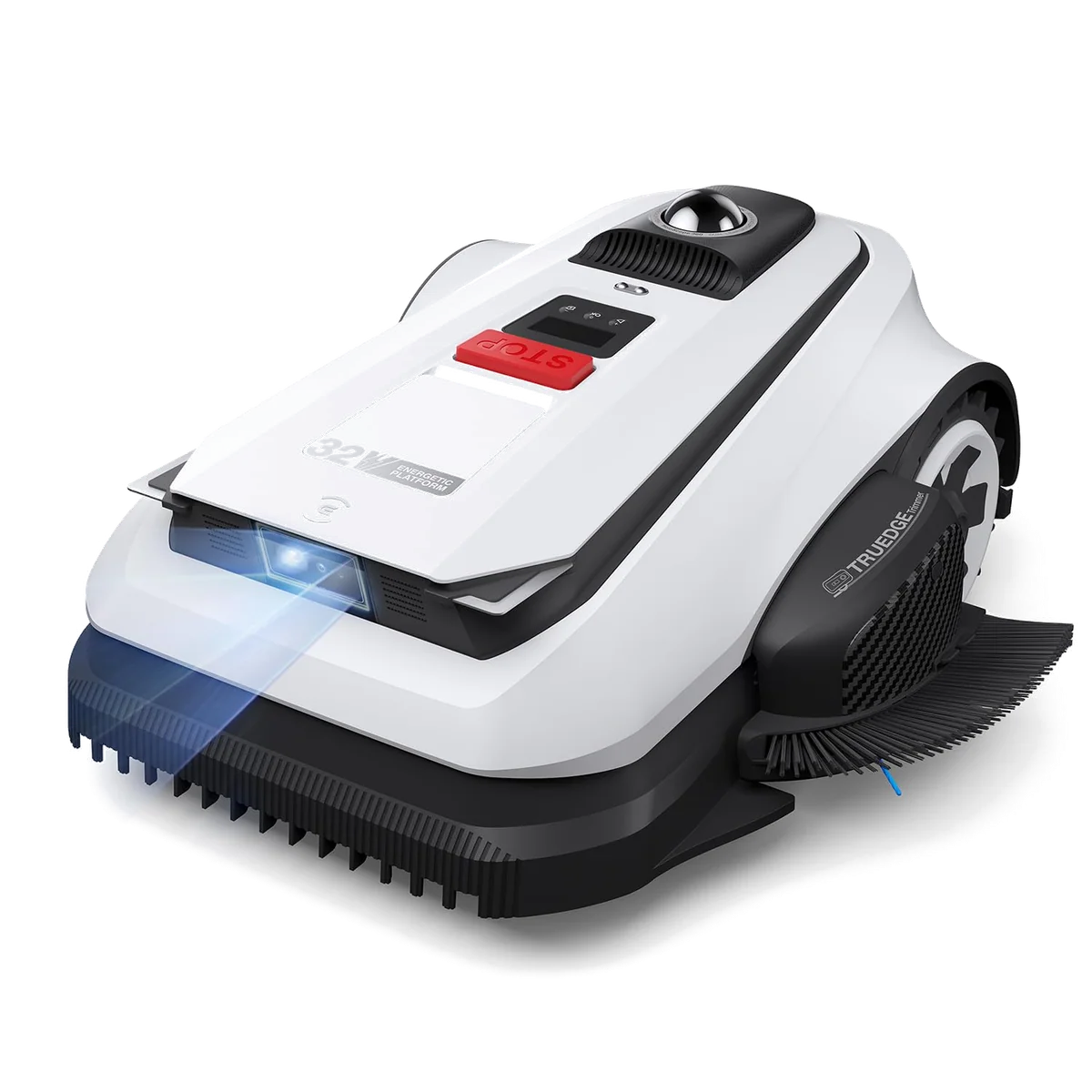 ECOVACS Goat A2000 LiDAR PRO Robotic Lawn Mower for Up to 1/2 Acre, Wire-Free with Dual-LiDAR Auto Mapping, Built-in TruEdge Edge Trimmer, AIVI 3D Obstacle Avoidance, Smart App Control